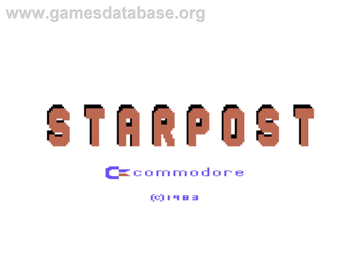 Star Post - Commodore 64 - Artwork - Title Screen