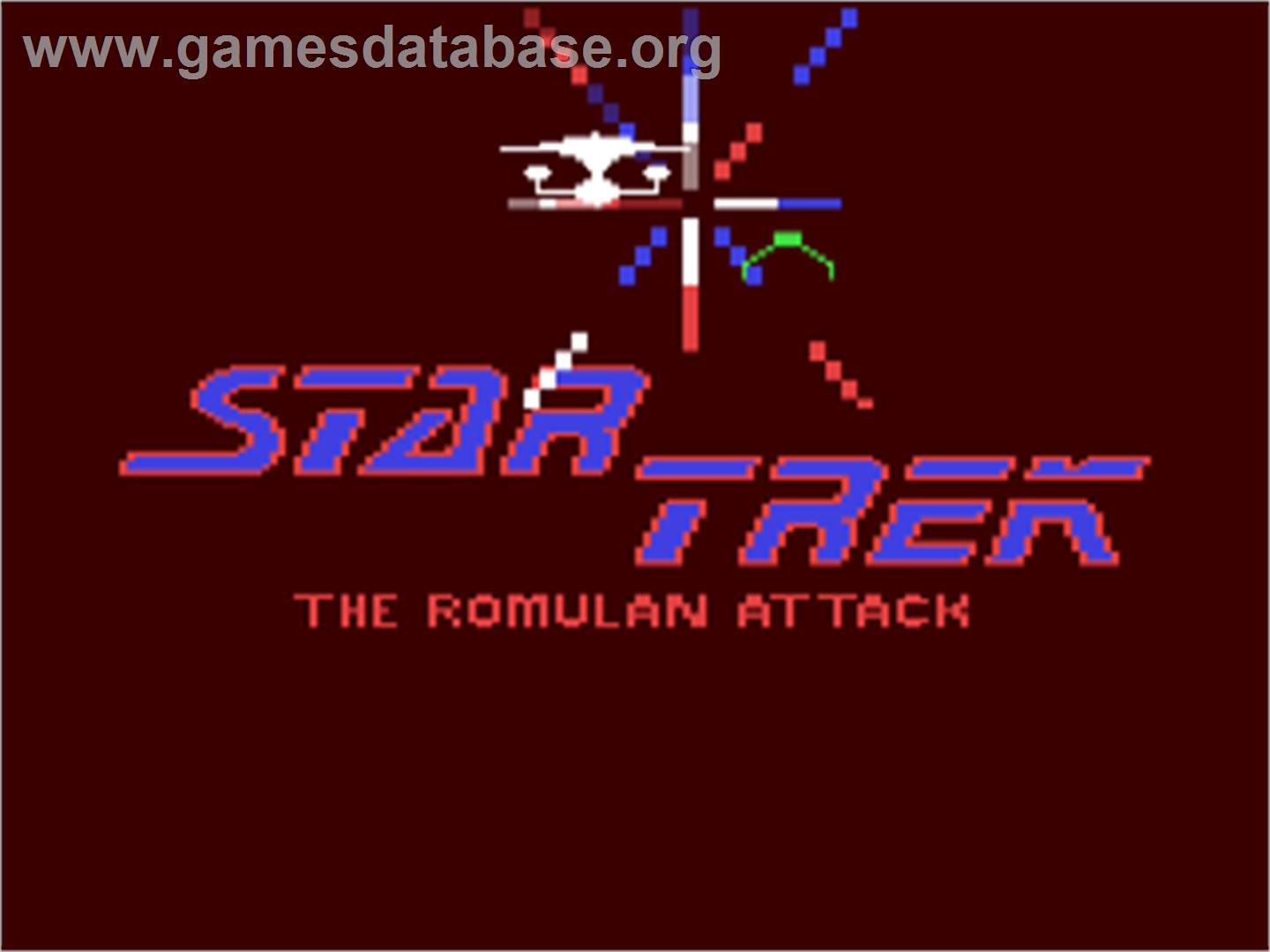 Star Trek - The Romulan Attack - Commodore 64 - Artwork - Title Screen