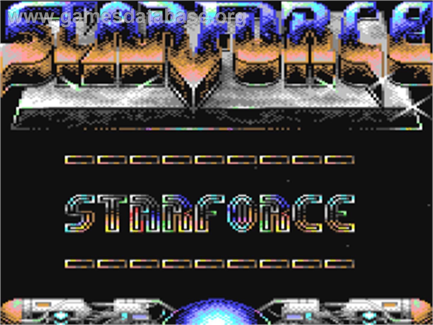 Starforce (CP Verlag) - Commodore 64 - Artwork - Title Screen