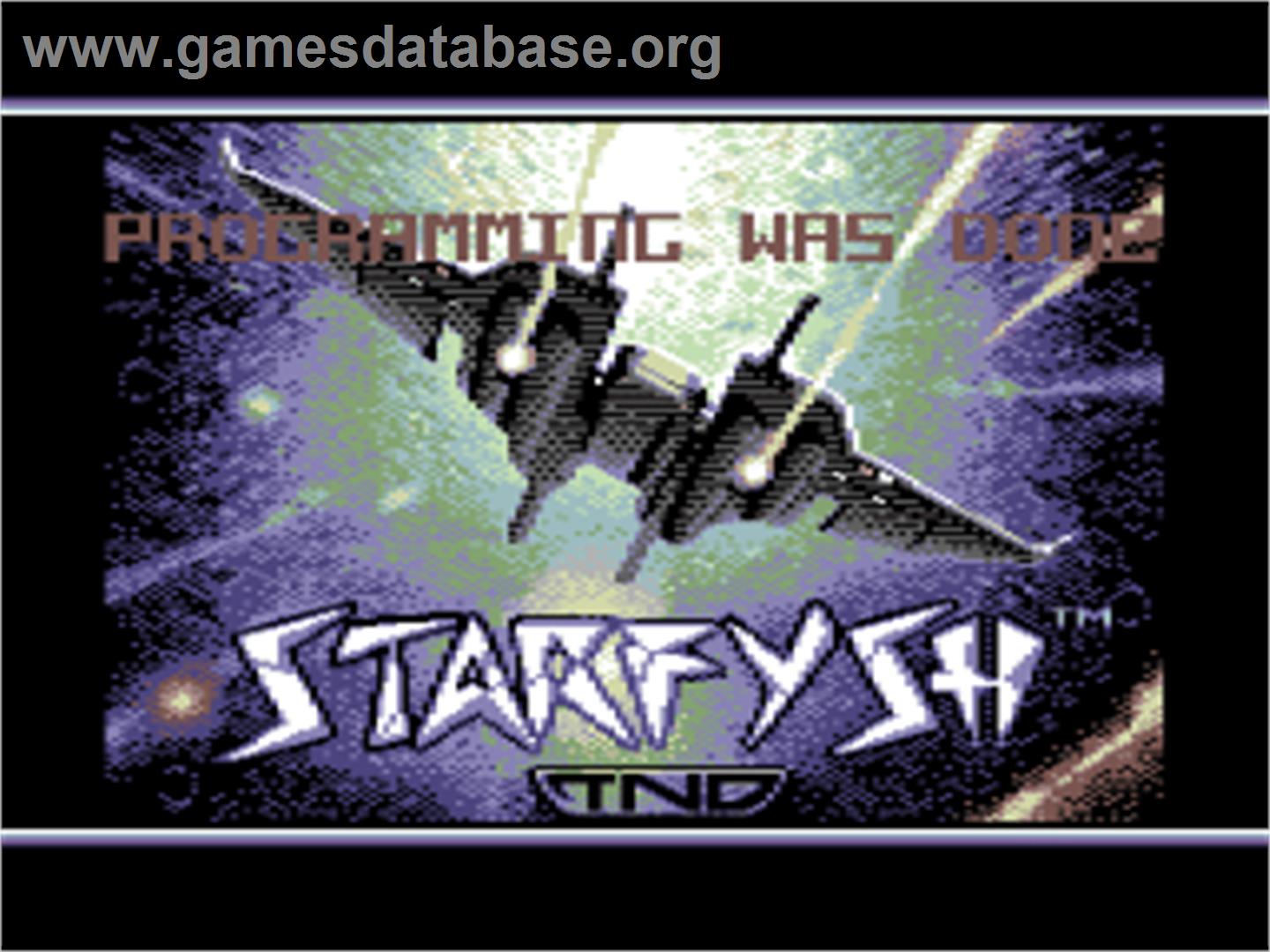 Starfysh Remix - Commodore 64 - Artwork - Title Screen