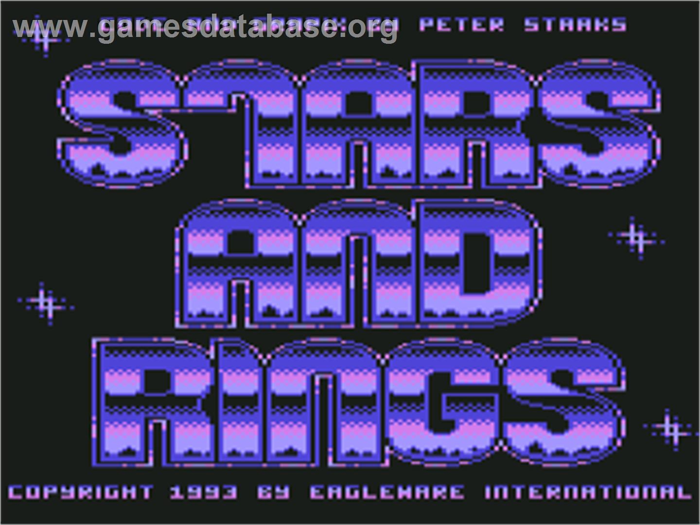 Stars And Rings - Commodore 64 - Artwork - Title Screen