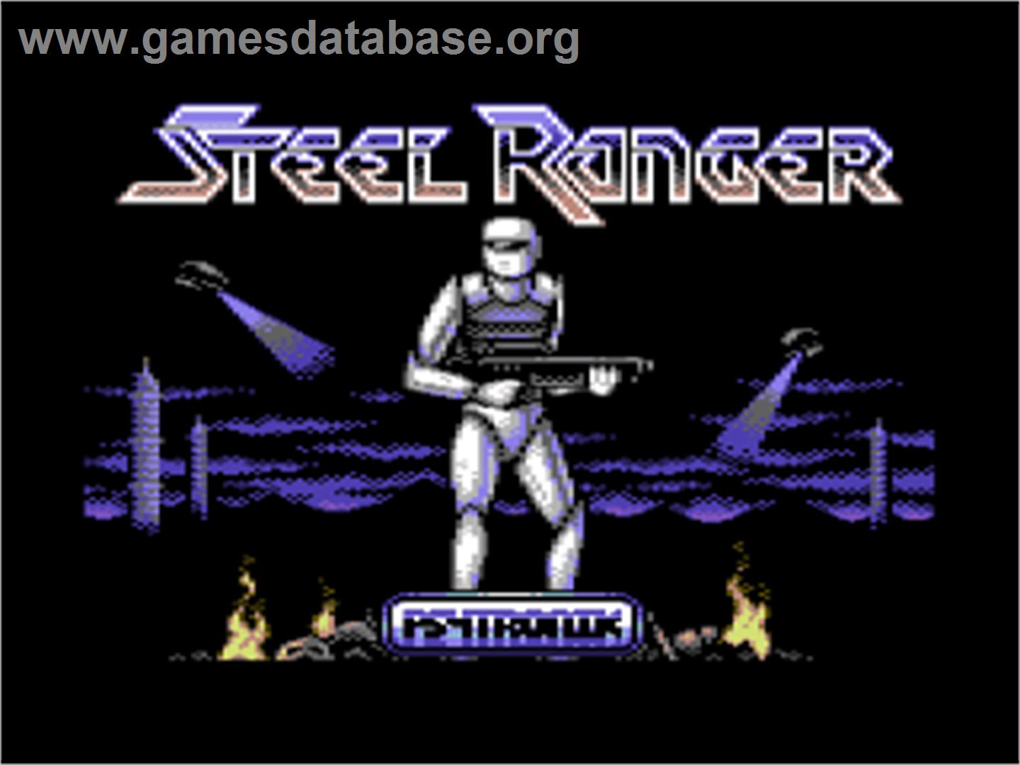 Steel Ranger (2018) - Commodore 64 - Artwork - Title Screen