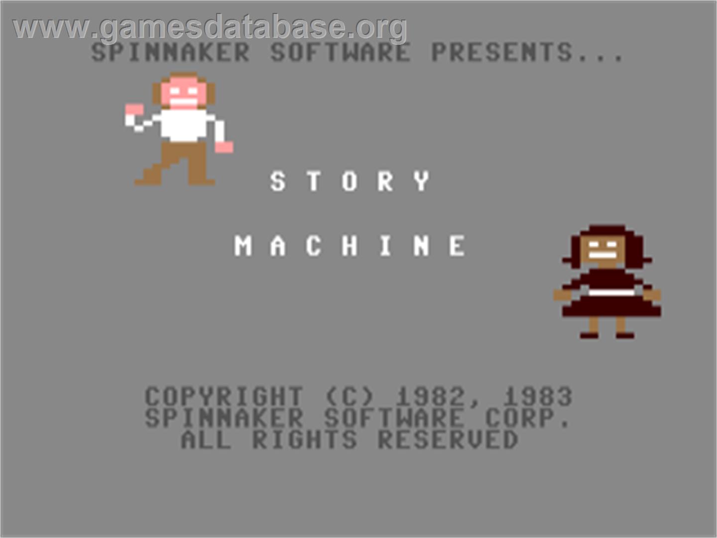 Story Machine - Commodore 64 - Artwork - Title Screen