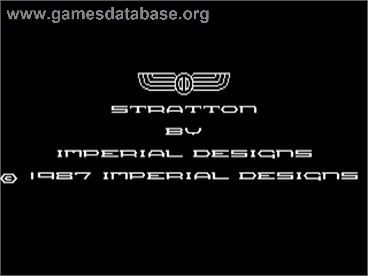 Stratton - Commodore 64 - Artwork - Title Screen