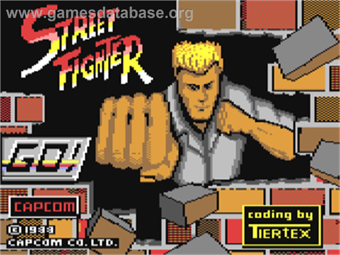 Street Fighter - Commodore 64 - Artwork - Title Screen