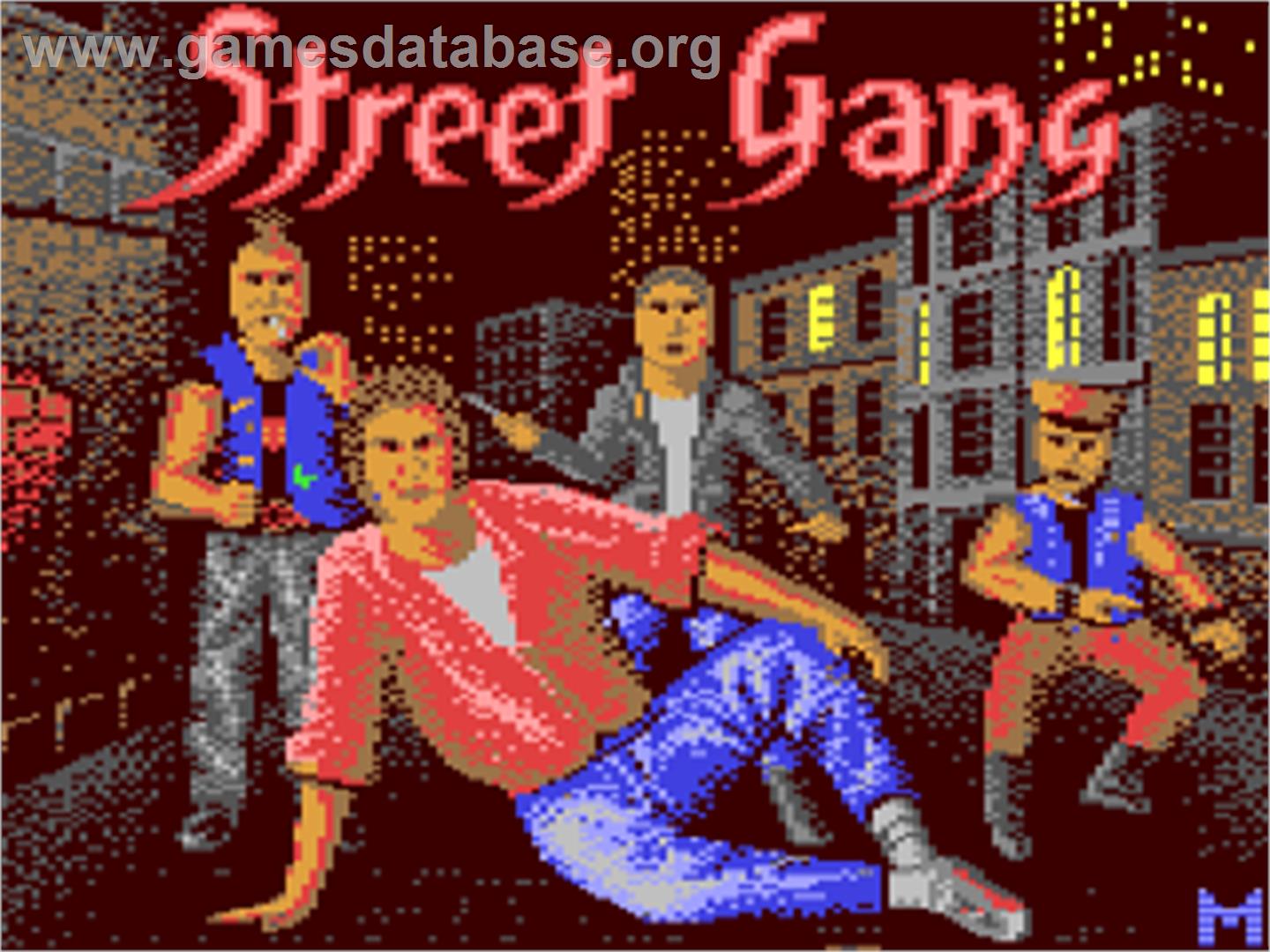 Street Gang - Commodore 64 - Artwork - Title Screen