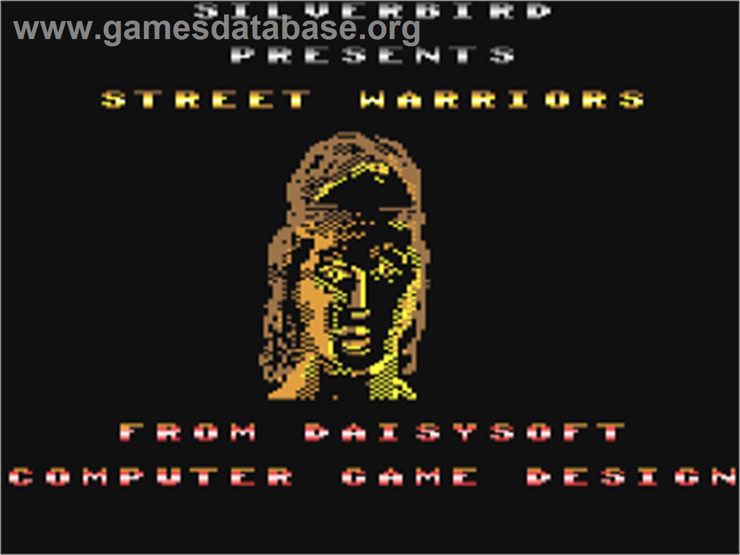 Street Warriors - Commodore 64 - Artwork - Title Screen
