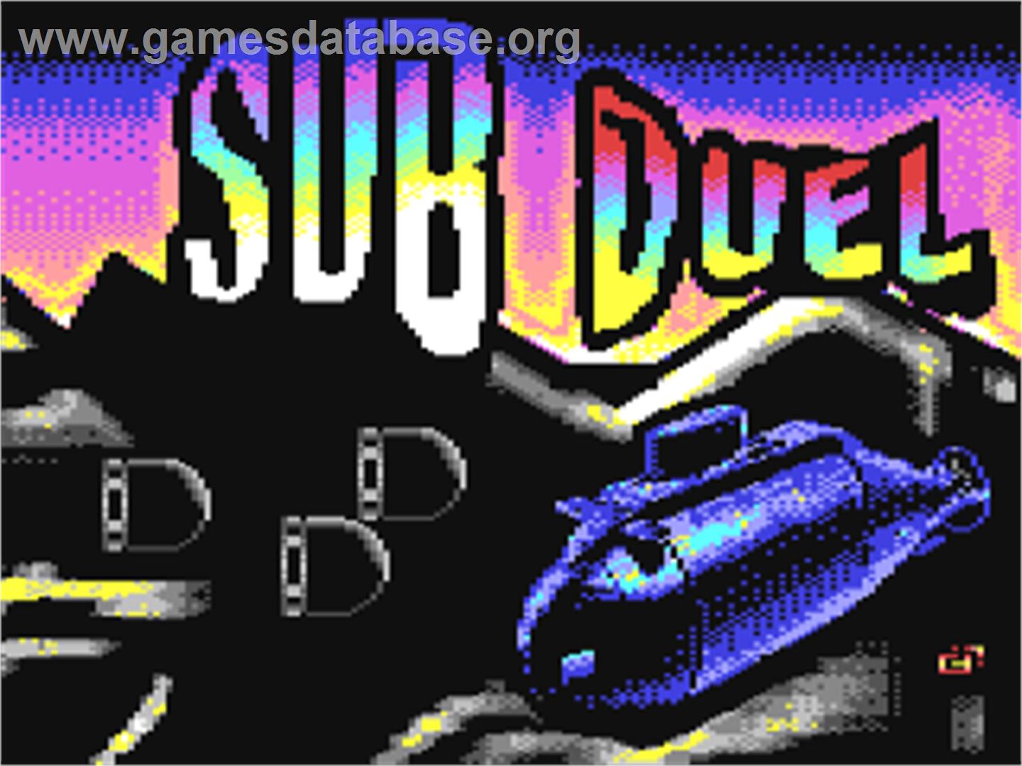 Sub Duel - Commodore 64 - Artwork - Title Screen