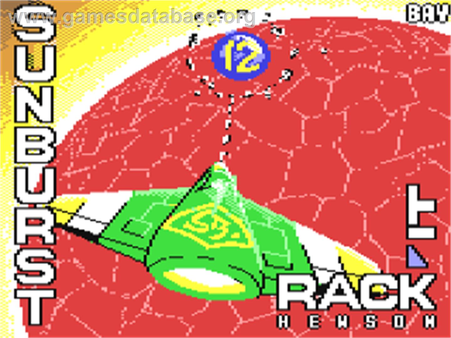 Sunburst - Commodore 64 - Artwork - Title Screen