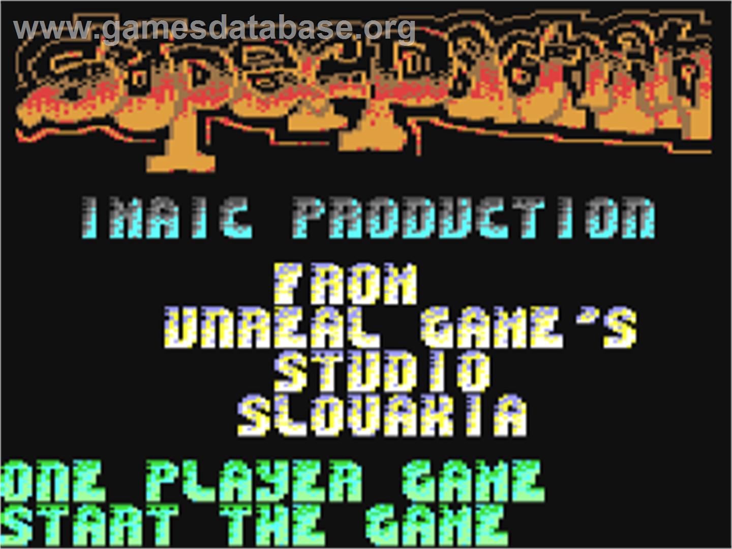 Super-Pacman - Commodore 64 - Artwork - Title Screen