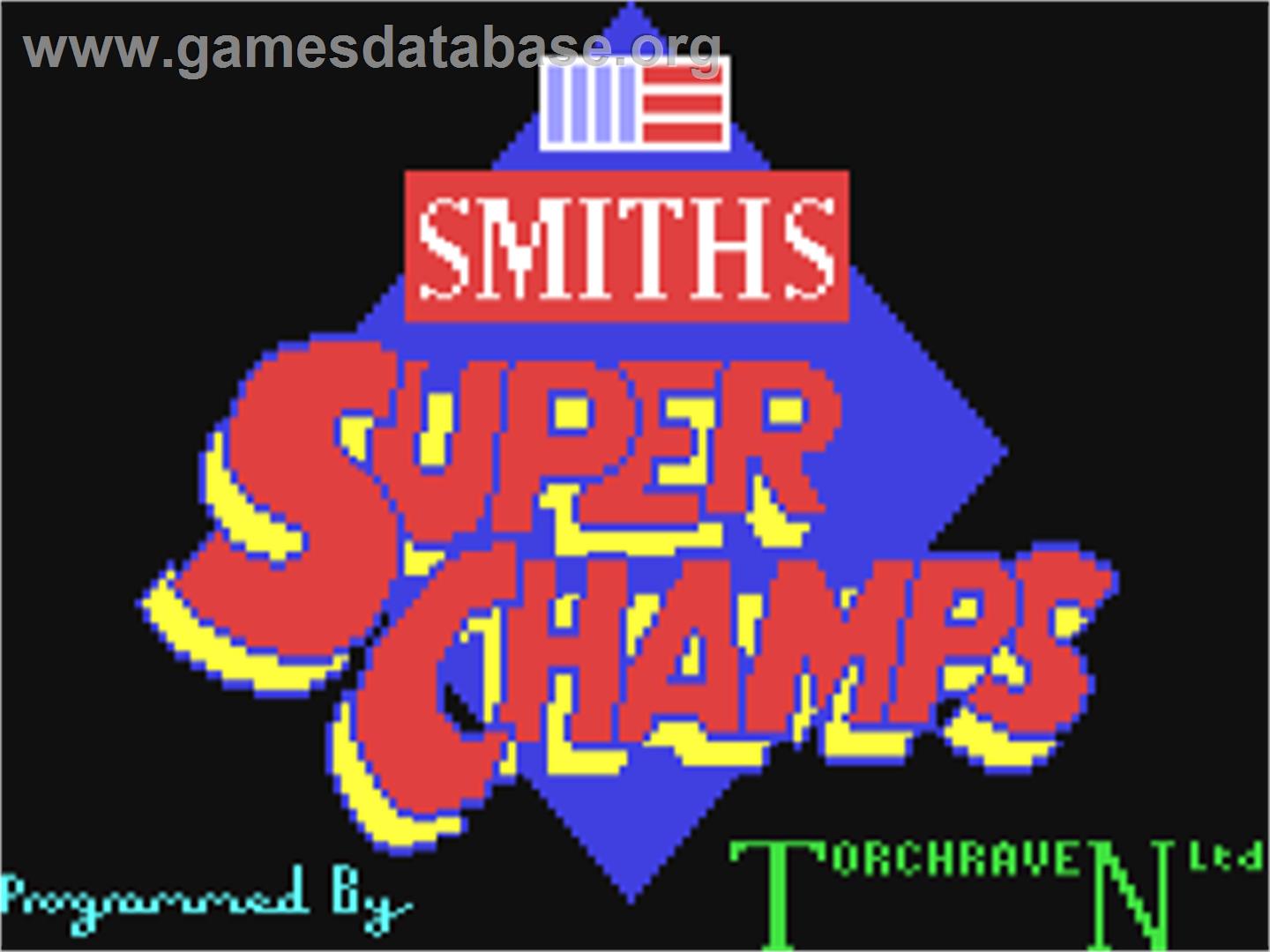 Super Champs - Commodore 64 - Artwork - Title Screen