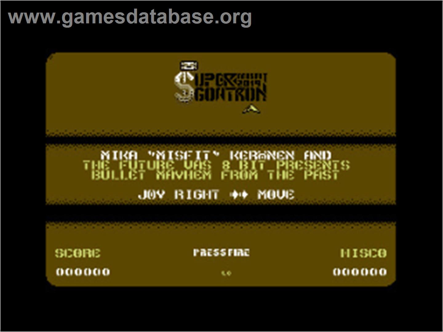 Super Goatron - Commodore 64 - Artwork - Title Screen