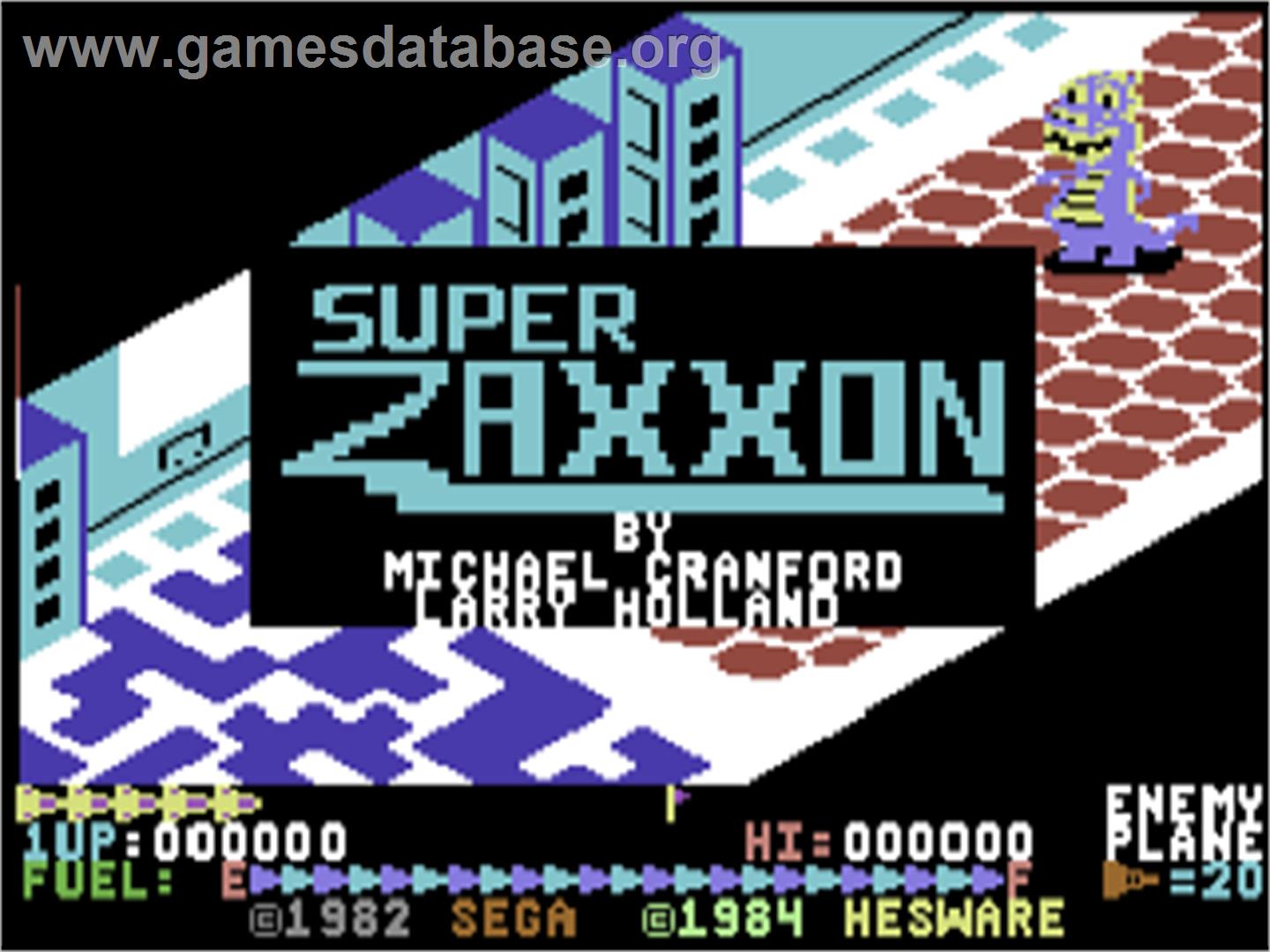 Super Zaxxon (HesWare) - Commodore 64 - Artwork - Title Screen