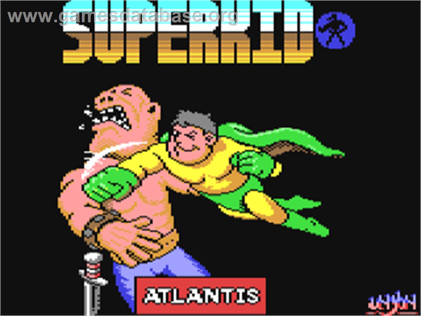Superkid - Commodore 64 - Artwork - Title Screen