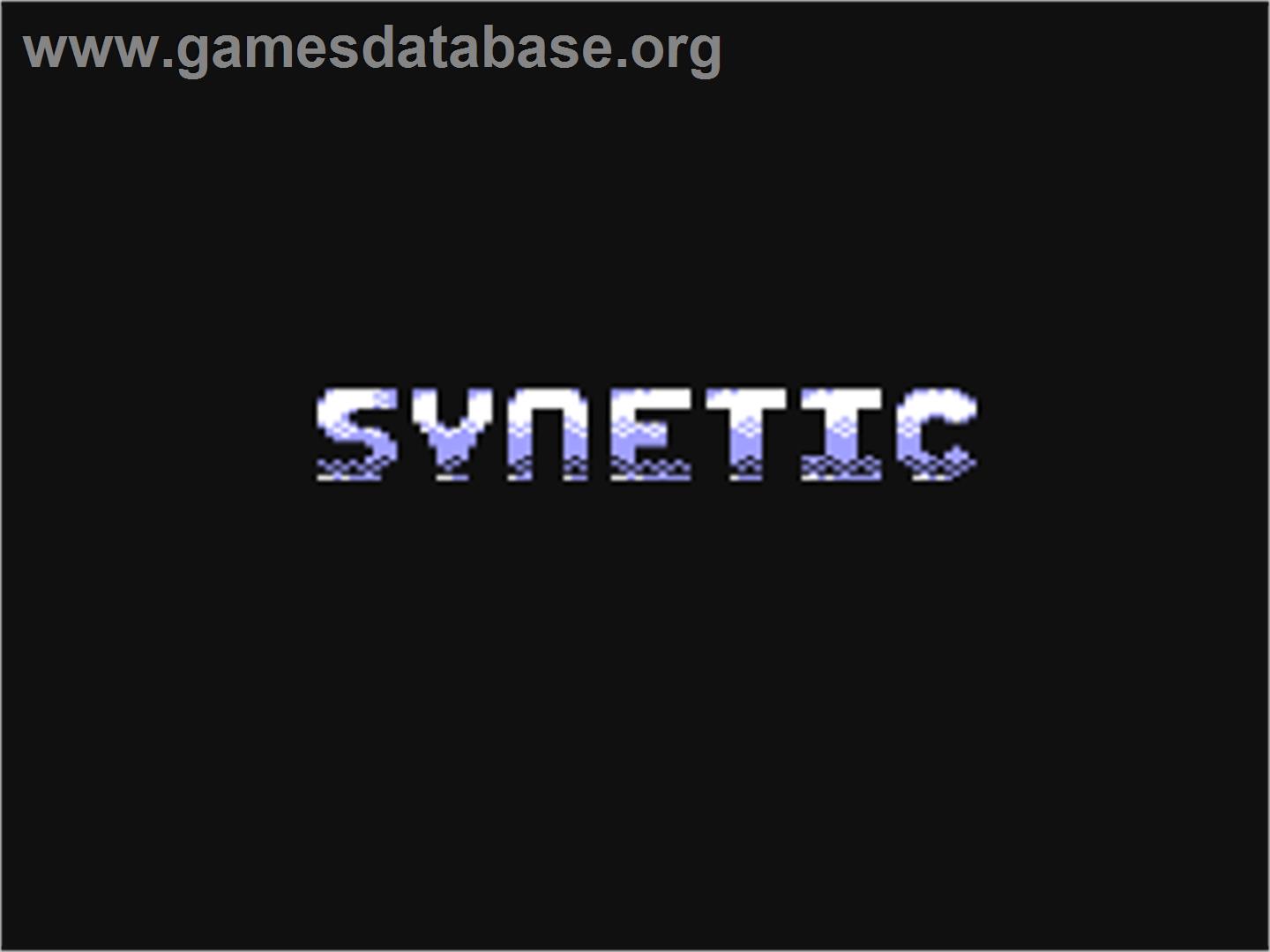 Synetic - Commodore 64 - Artwork - Title Screen