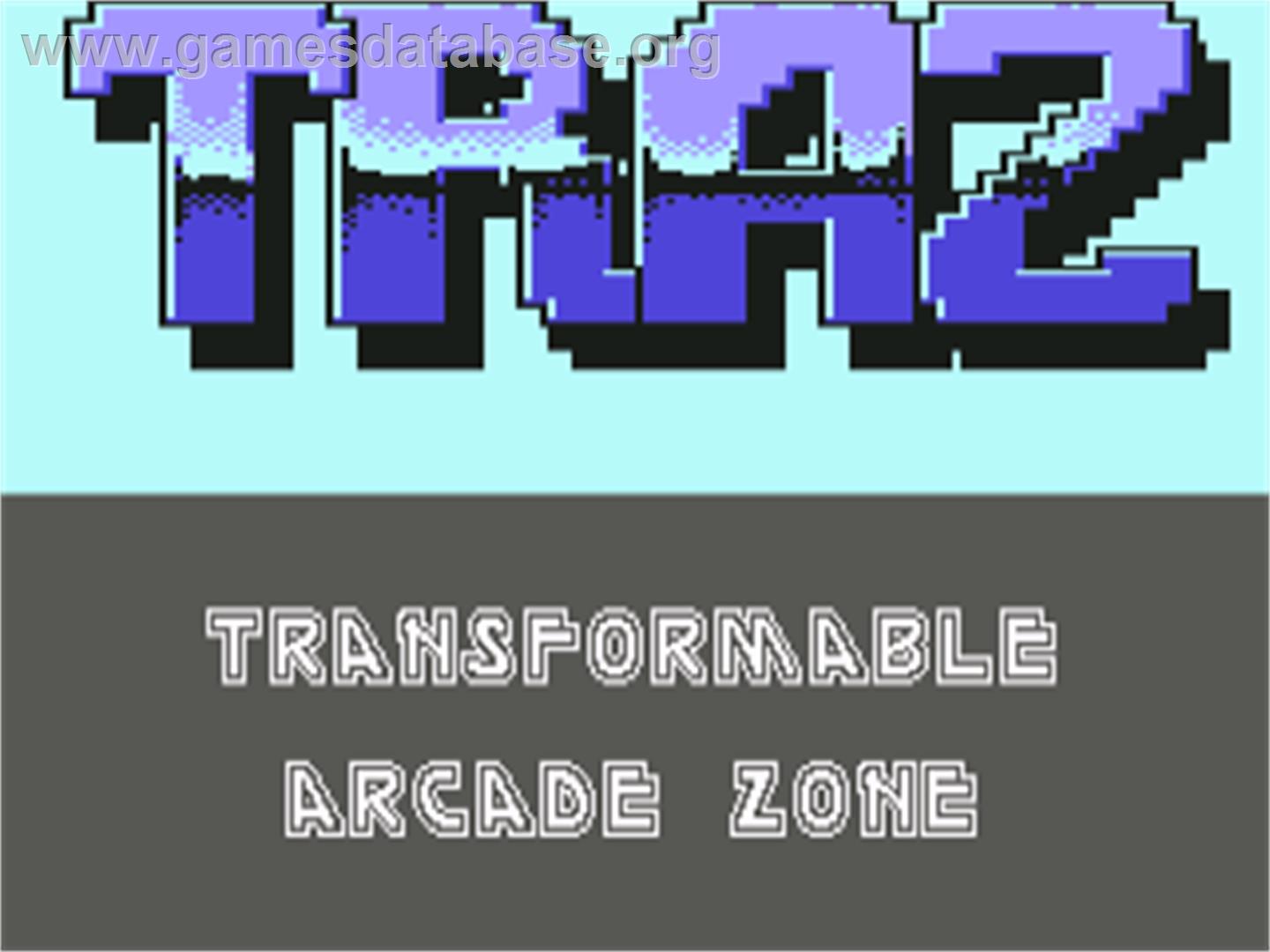 TRAZ - Commodore 64 - Artwork - Title Screen