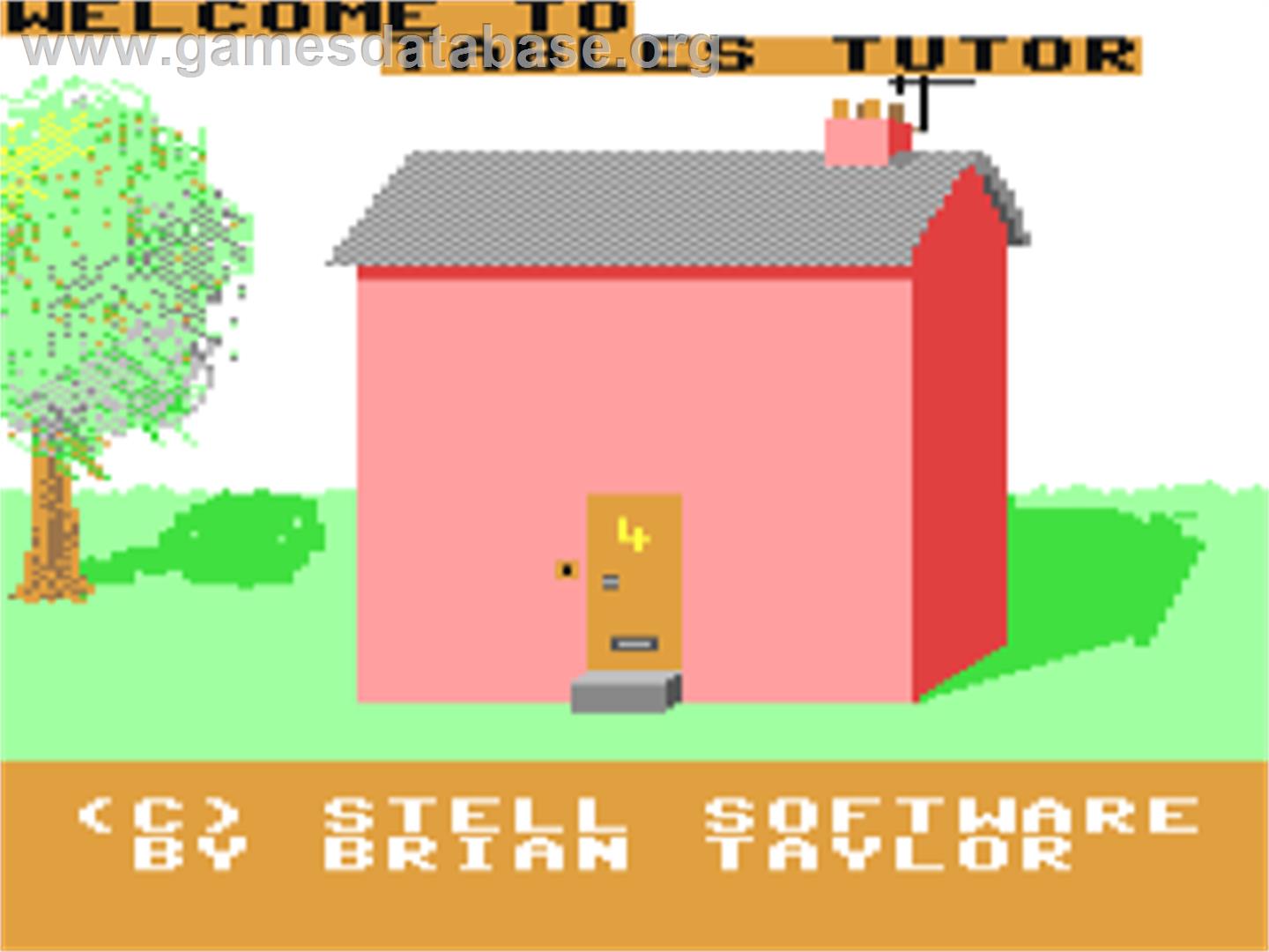 Table Invaders - Commodore 64 - Artwork - Title Screen