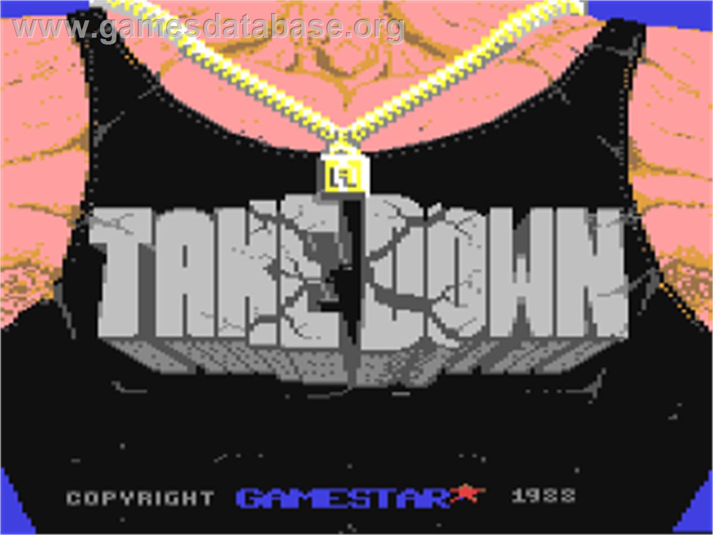 Take Down - Commodore 64 - Artwork - Title Screen