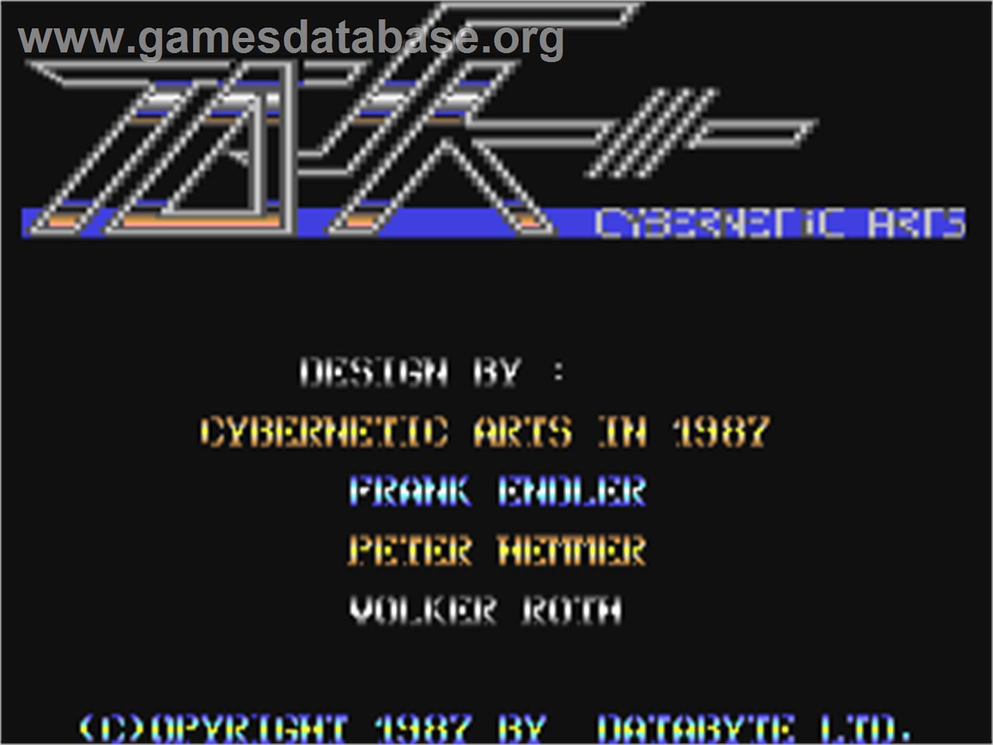Task 3 - Commodore 64 - Artwork - Title Screen