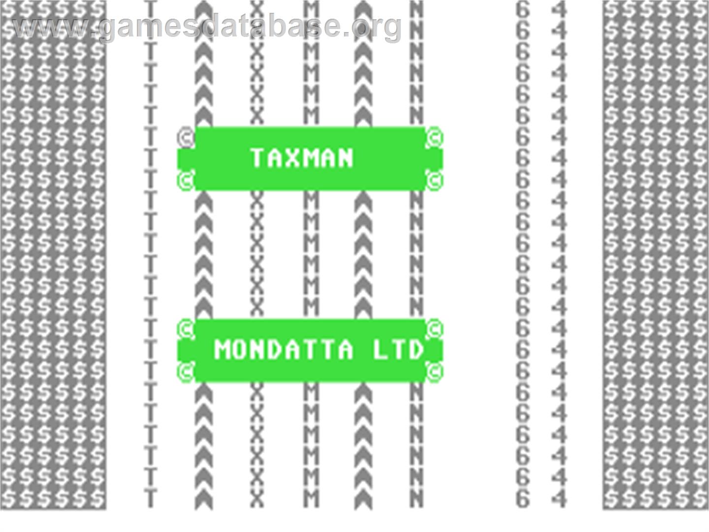 Taxman (Tiger-Crew) - Commodore 64 - Artwork - Title Screen