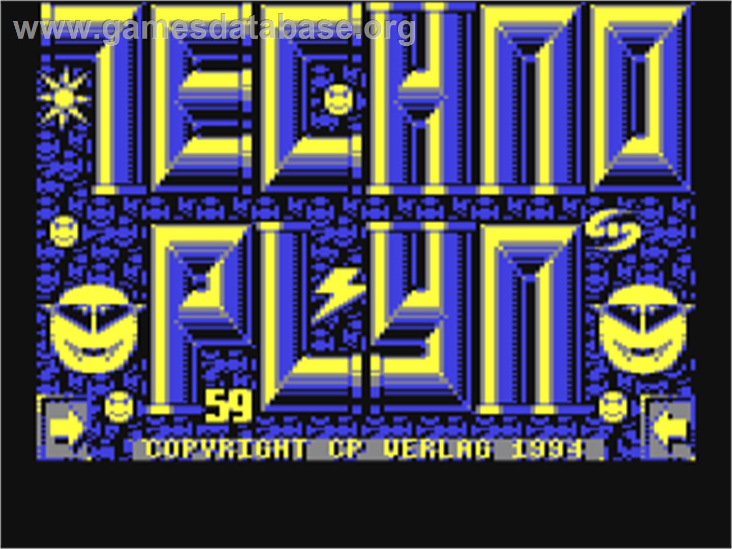 Techno Plyn - Commodore 64 - Artwork - Title Screen