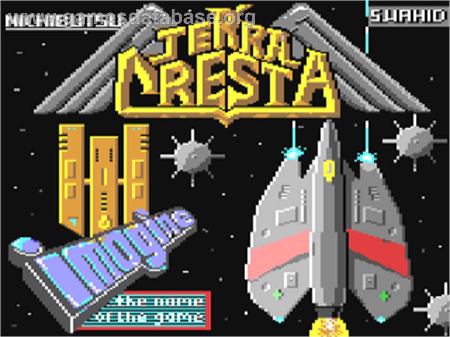 Terra Cresta - Commodore 64 - Artwork - Title Screen