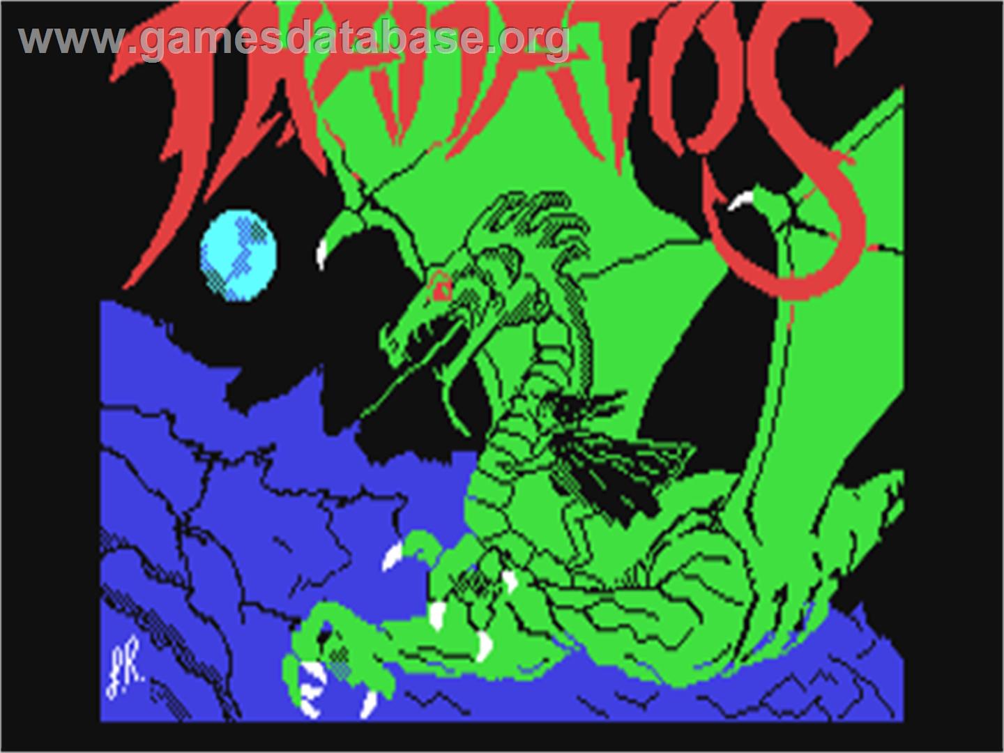 Thanatos - Commodore 64 - Artwork - Title Screen