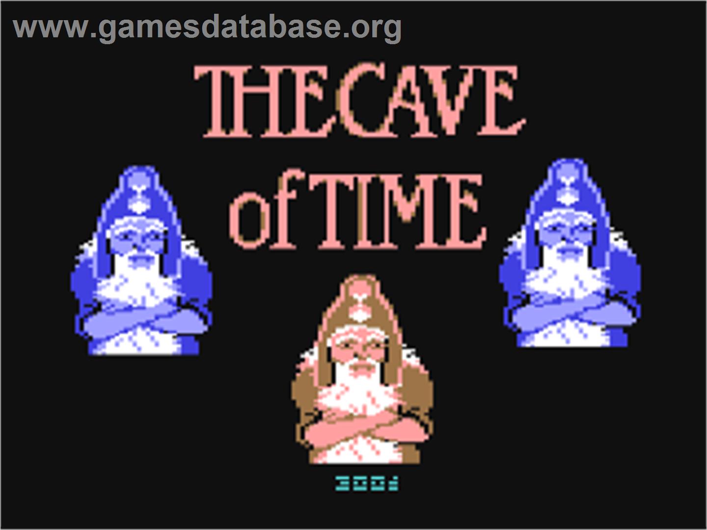 The Cave of Time - Commodore 64 - Artwork - Title Screen