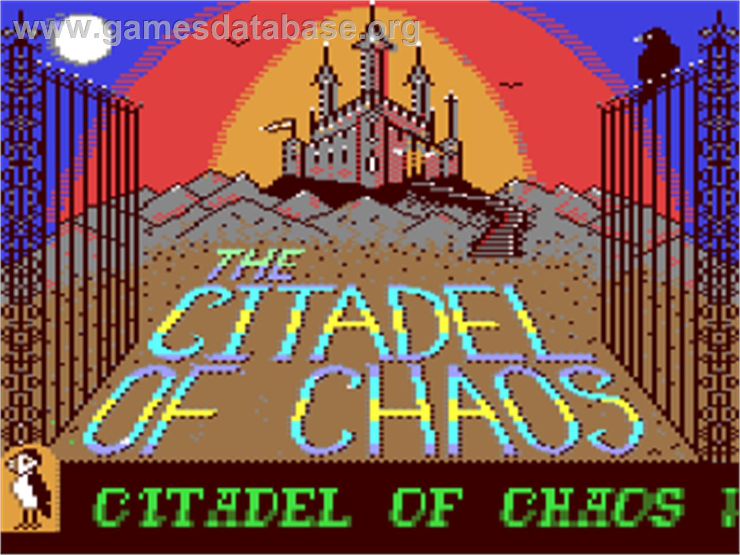 The Citadel of Chaos - Commodore 64 - Artwork - Title Screen