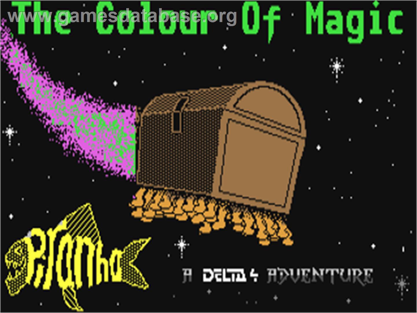 The Colour of Magic - Commodore 64 - Artwork - Title Screen