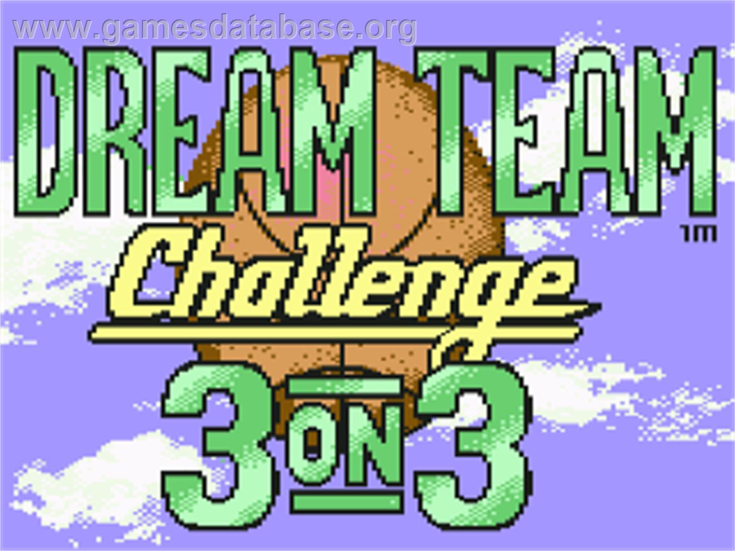 The Dream Team: 3 on 3 Challenge - Commodore 64 - Artwork - Title Screen