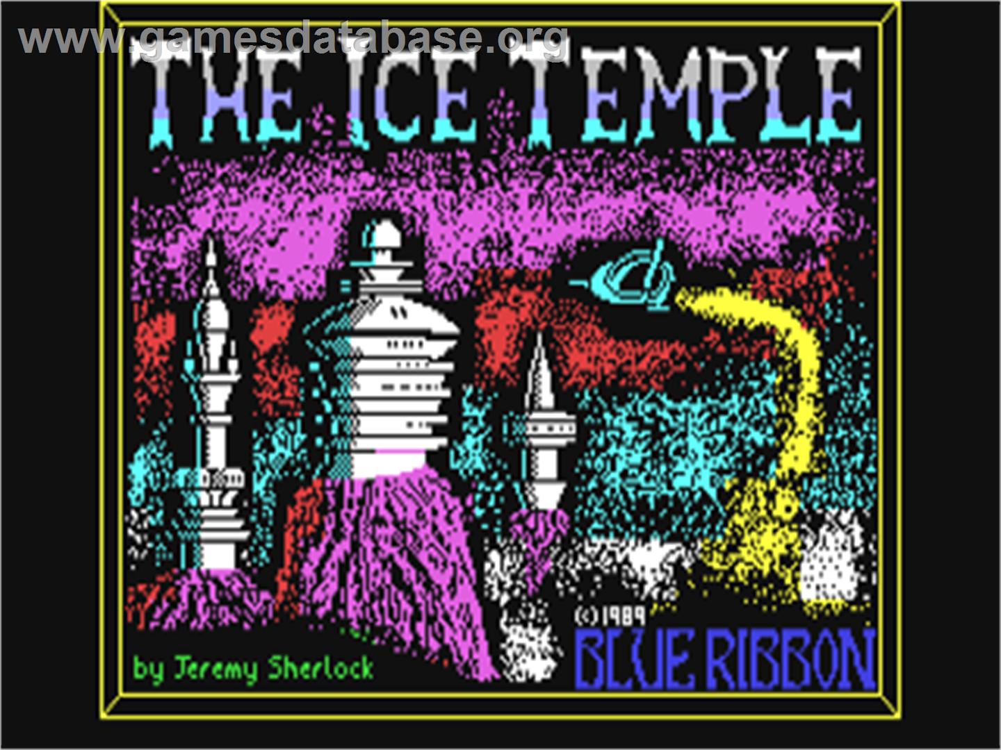 The Ice Temple - Commodore 64 - Artwork - Title Screen