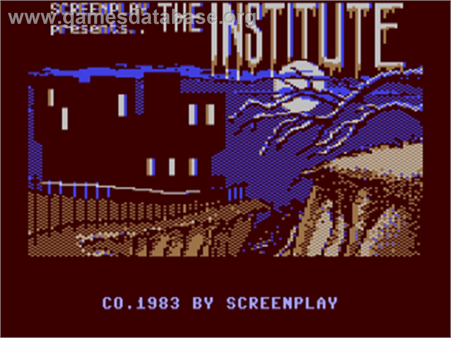 The Institute - Commodore 64 - Artwork - Title Screen