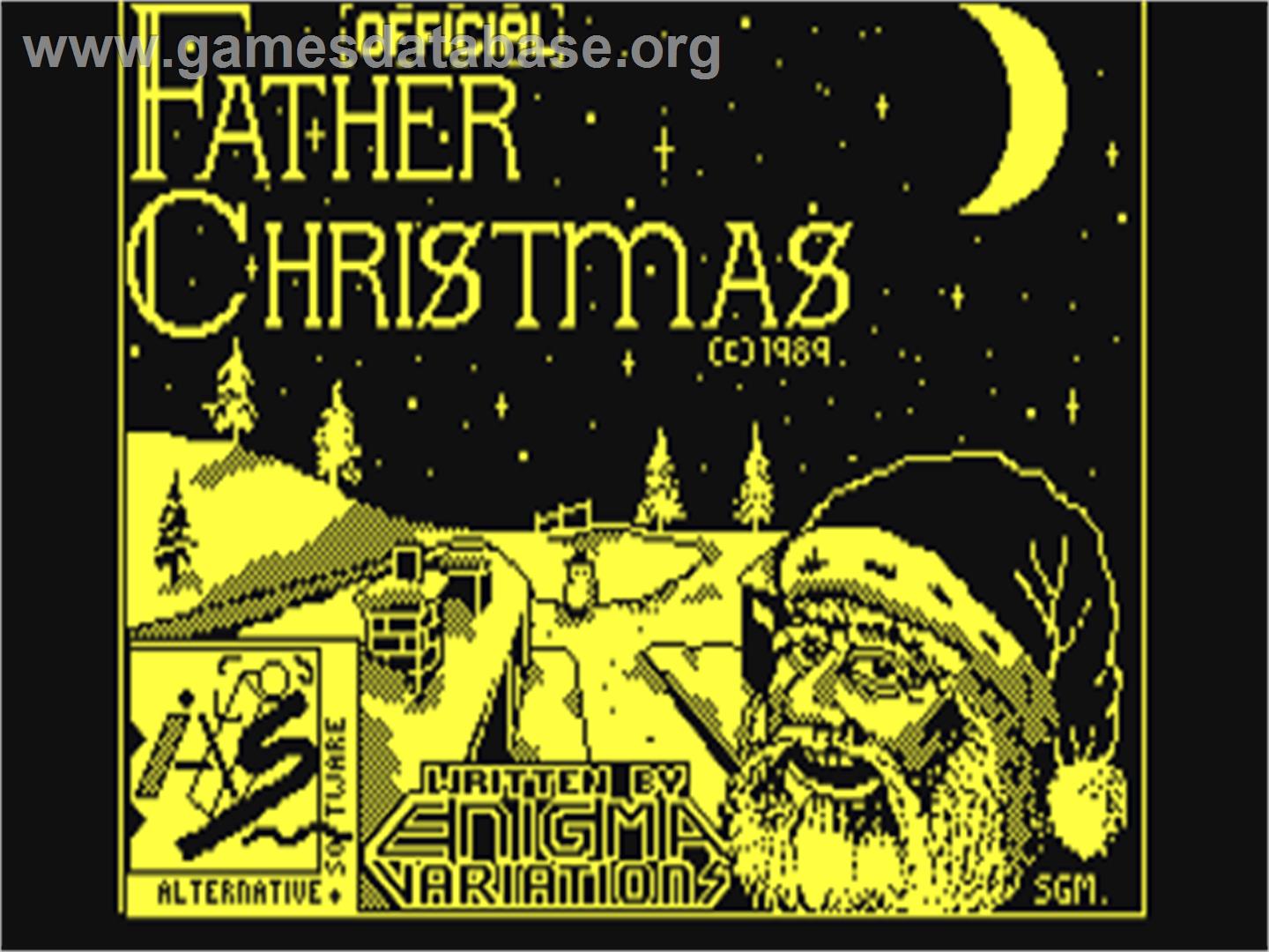 The Official Father Christmas - Commodore 64 - Artwork - Title Screen