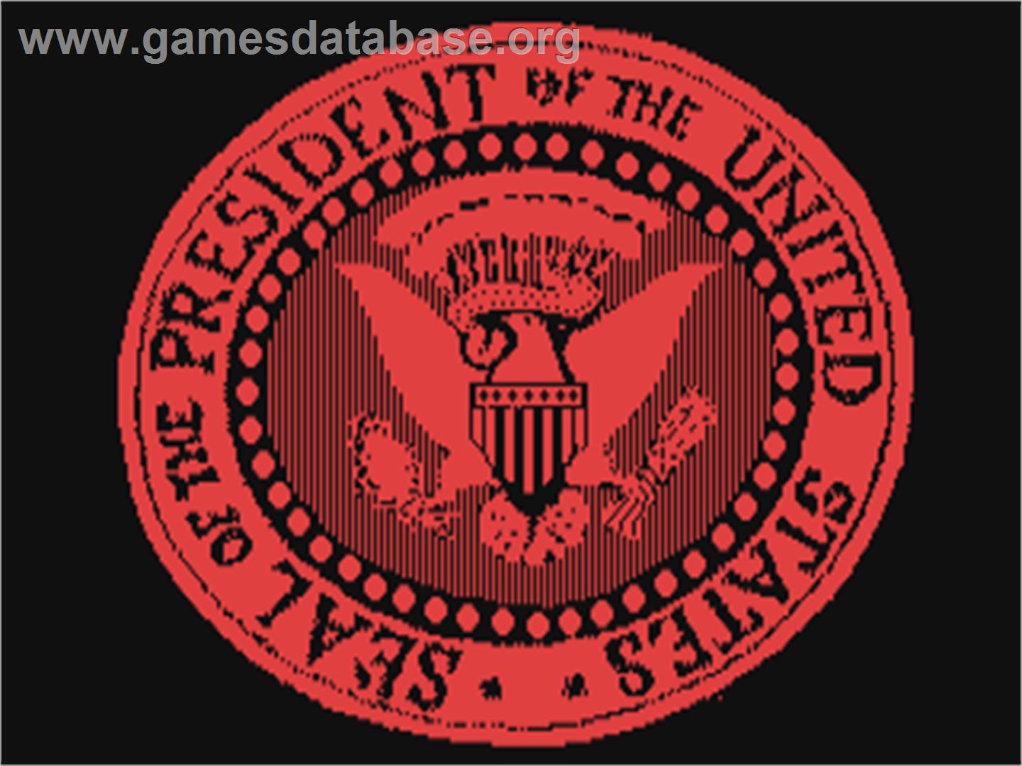 The President is Missing - Commodore 64 - Artwork - Title Screen