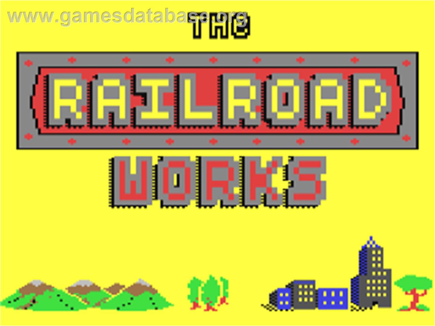The Railroad Works - Commodore 64 - Artwork - Title Screen