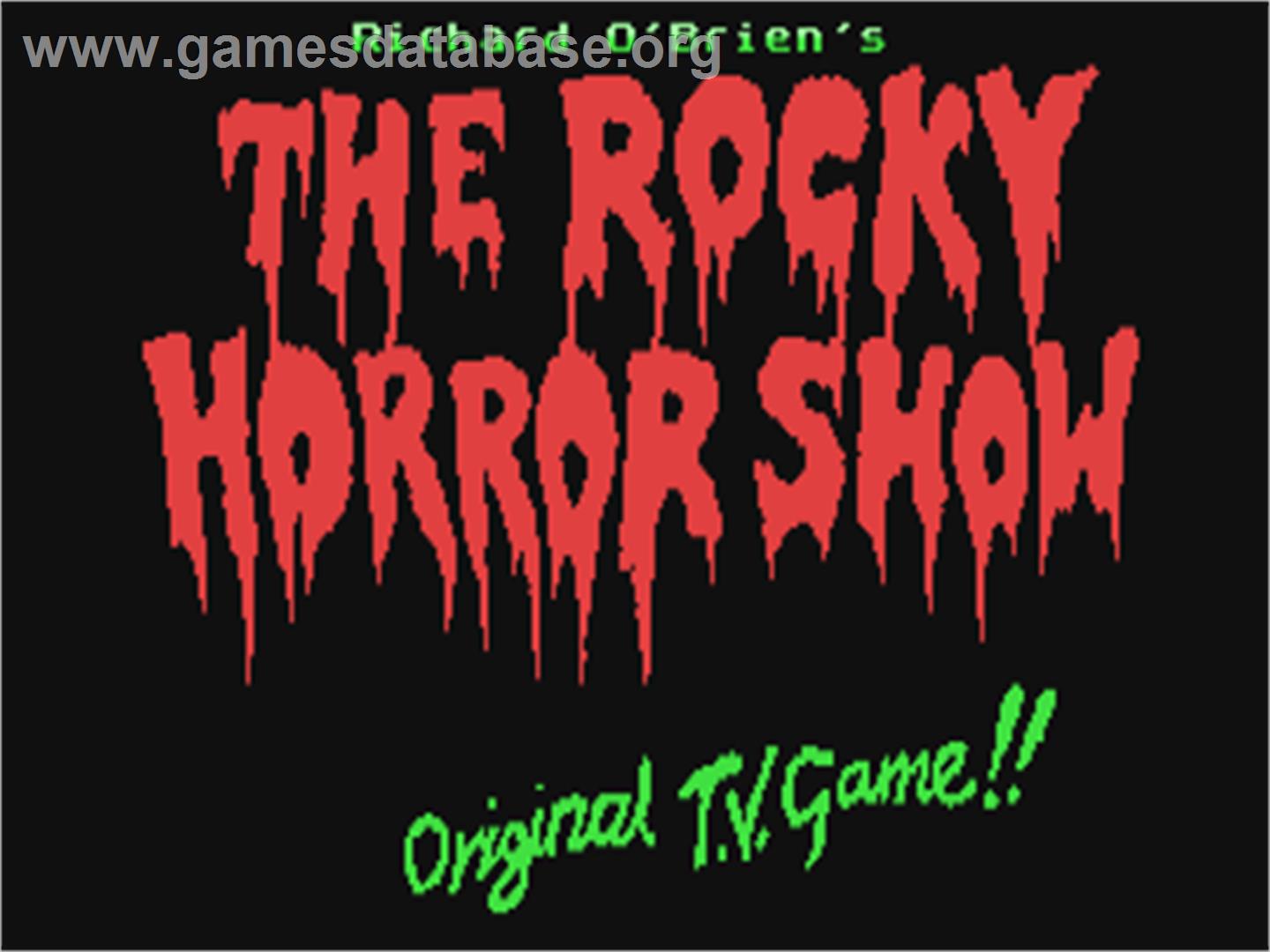 The Rocky Horror Show - Commodore 64 - Artwork - Title Screen