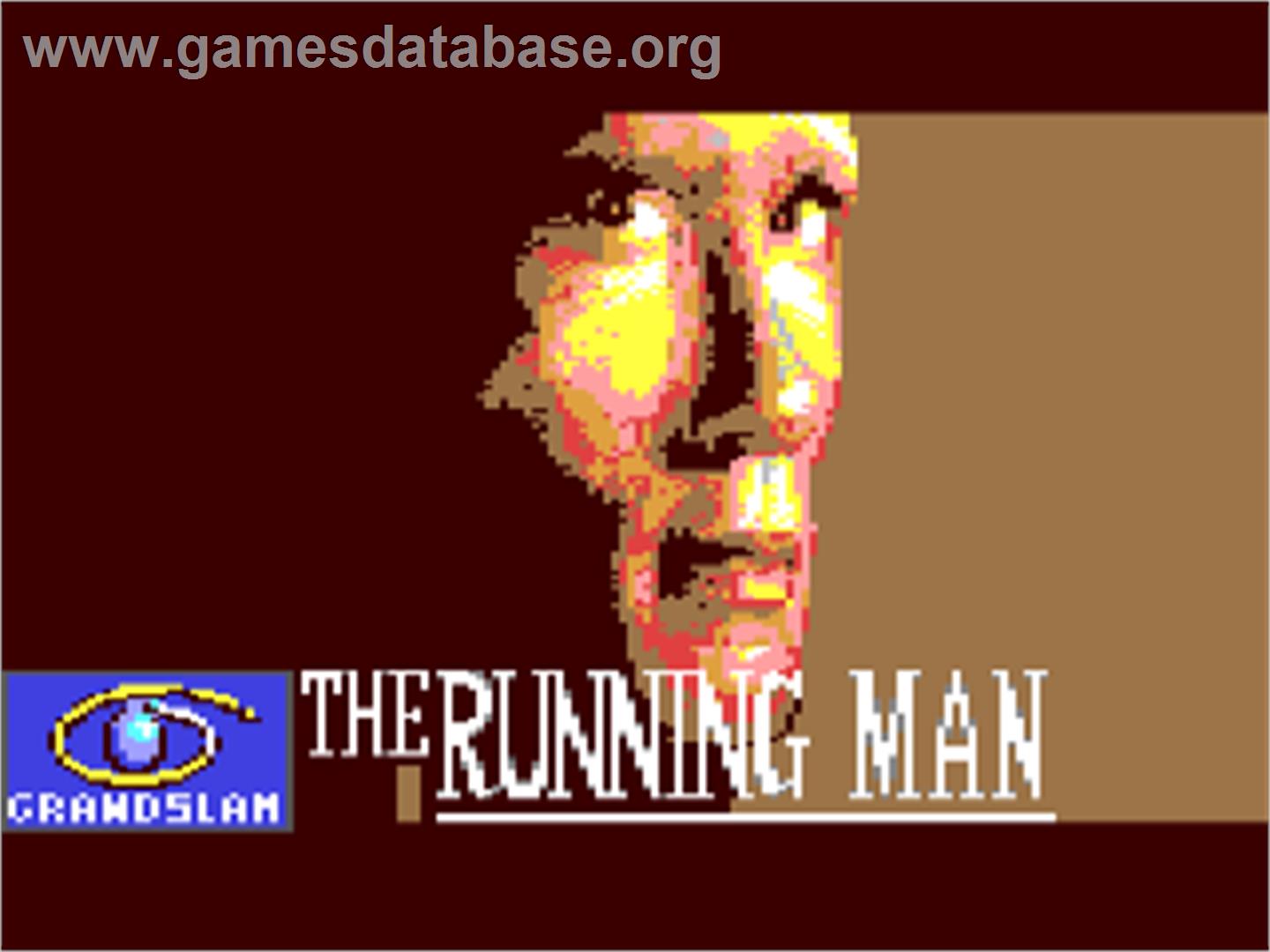 The Running Man - Commodore 64 - Artwork - Title Screen