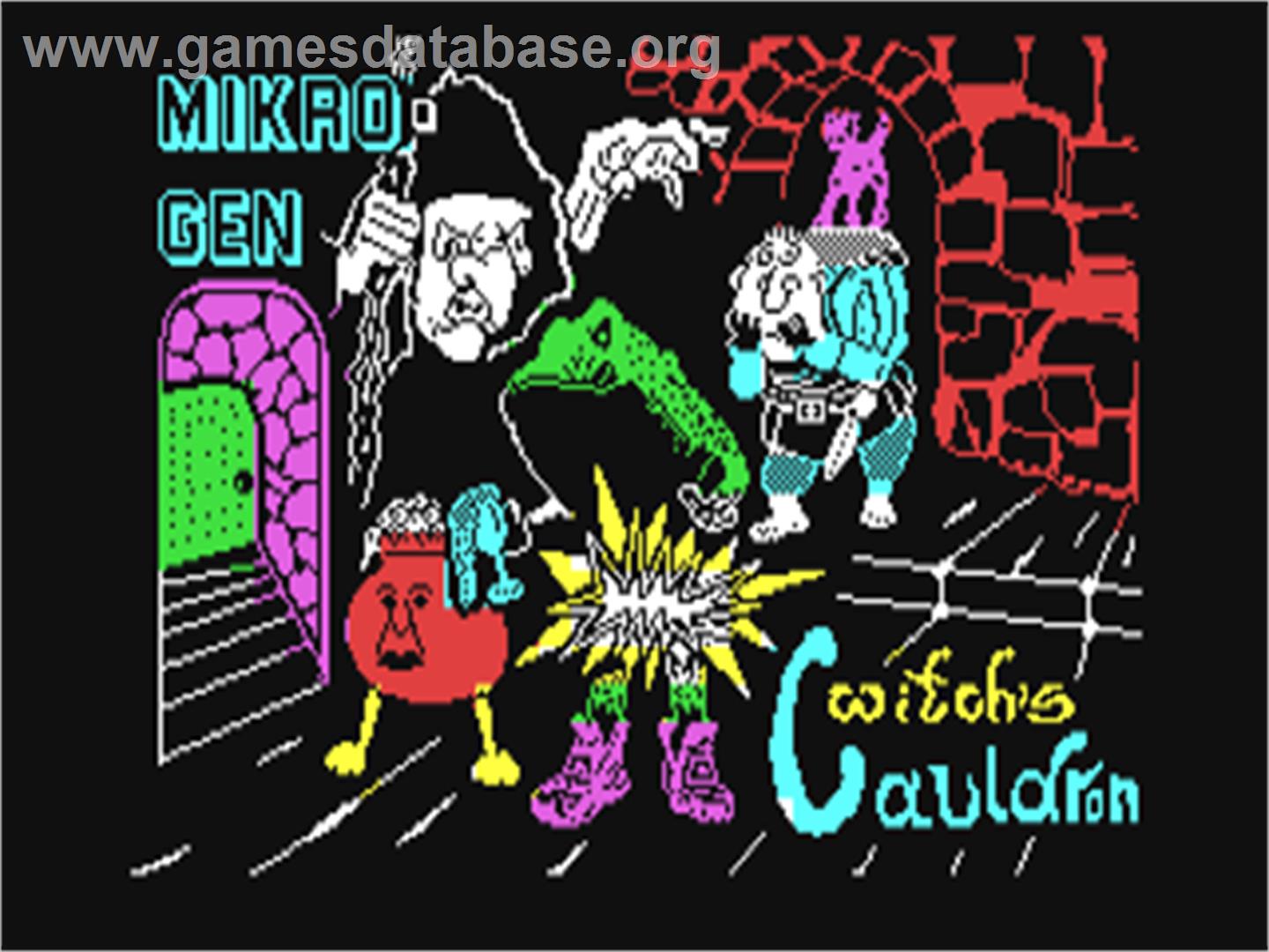 The Witch's Cauldron - Commodore 64 - Artwork - Title Screen