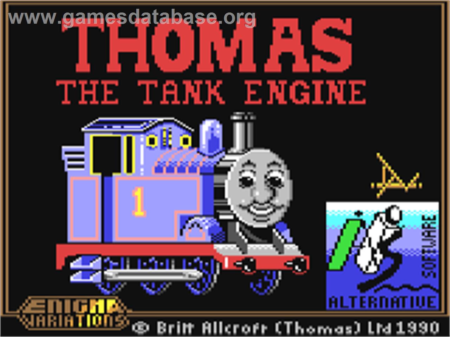 Thomas the Tank Engine and Friends - Commodore 64 - Artwork - Title Screen