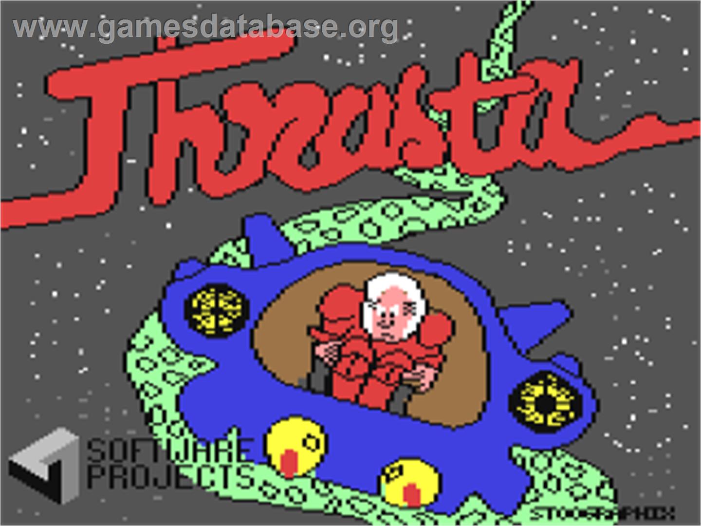 Thrusta - Commodore 64 - Artwork - Title Screen