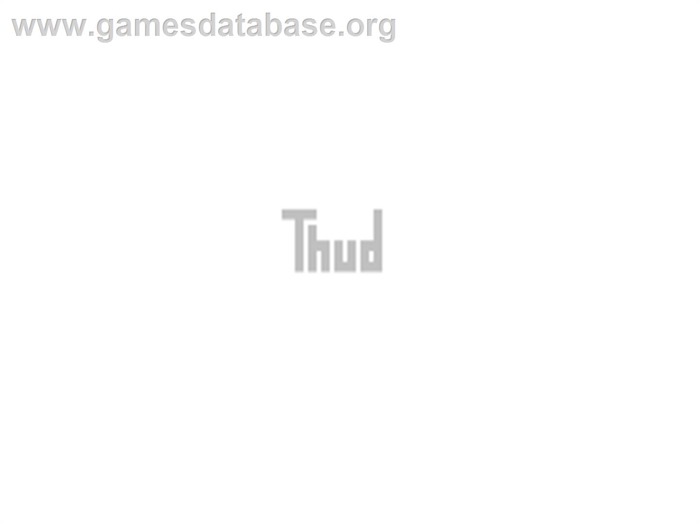 Thud - Commodore 64 - Artwork - Title Screen