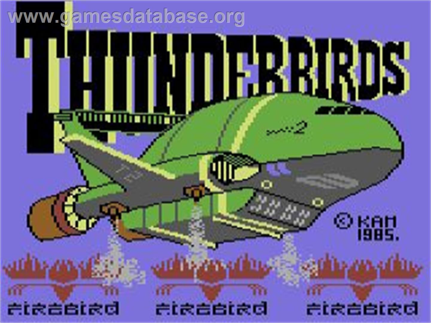 Thunderbirds - Commodore 64 - Artwork - Title Screen