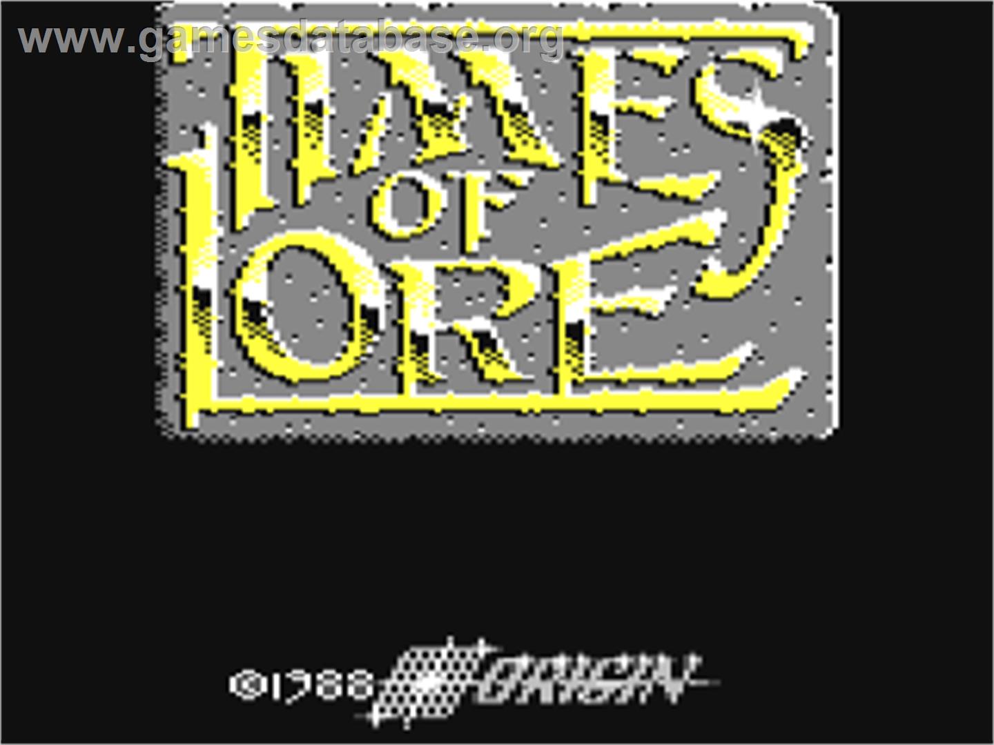 Times Of Lore - Commodore 64 - Artwork - Title Screen
