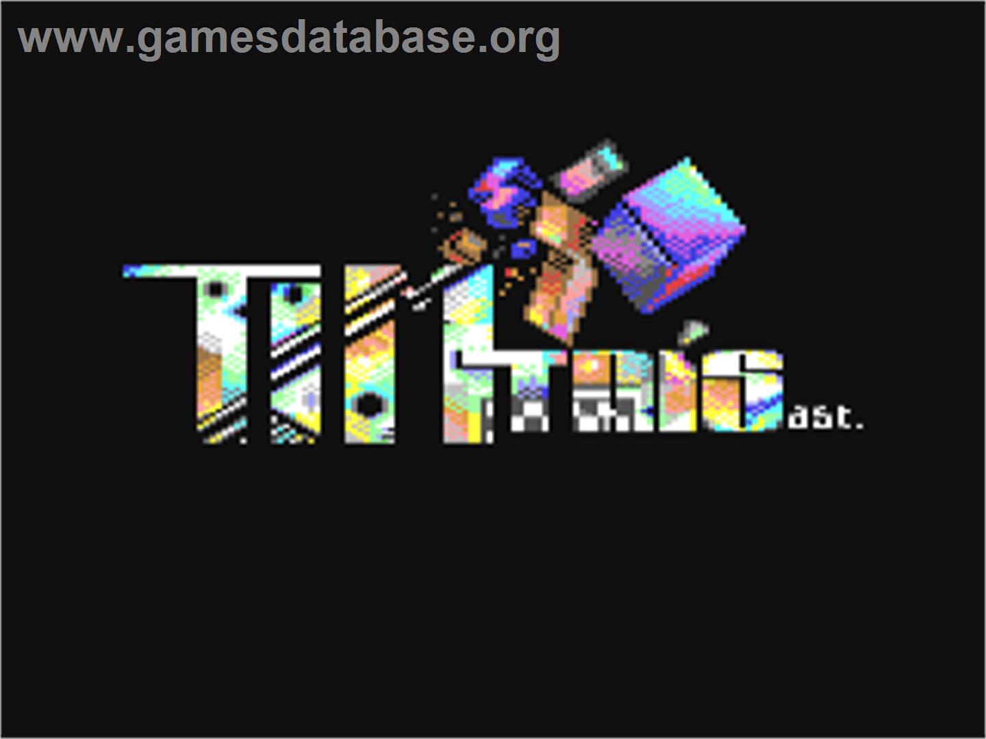 Timtris - Commodore 64 - Artwork - Title Screen