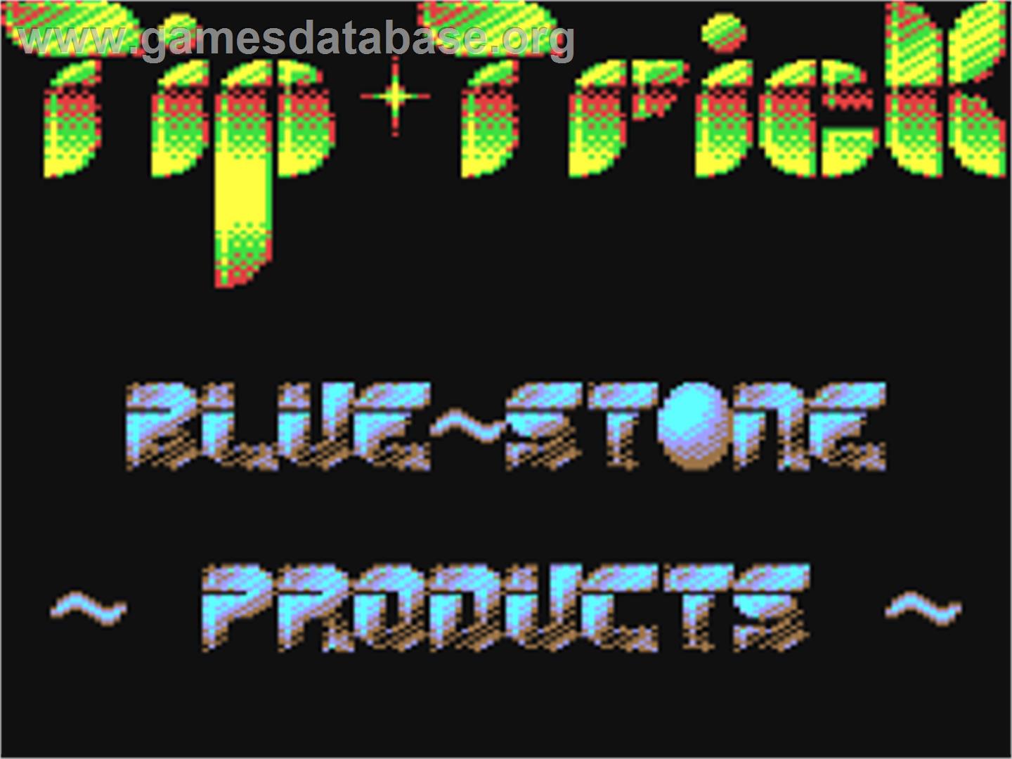 Tip-trick - Commodore 64 - Artwork - Title Screen