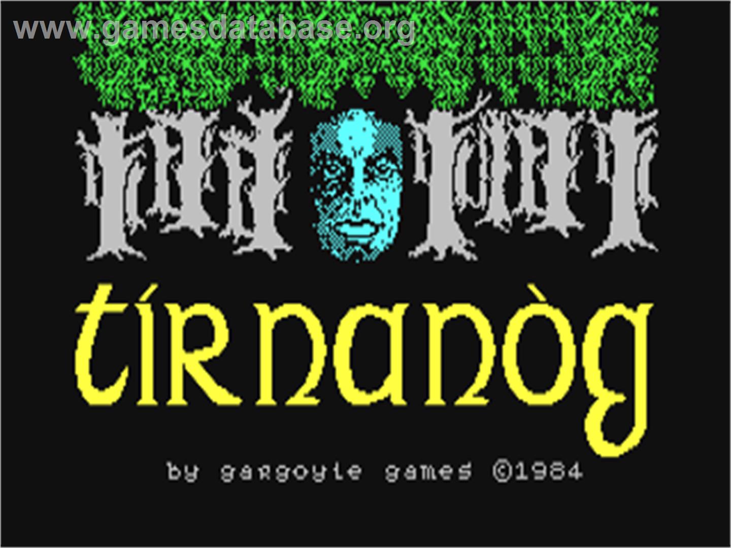Tir Na Nog - Commodore 64 - Artwork - Title Screen