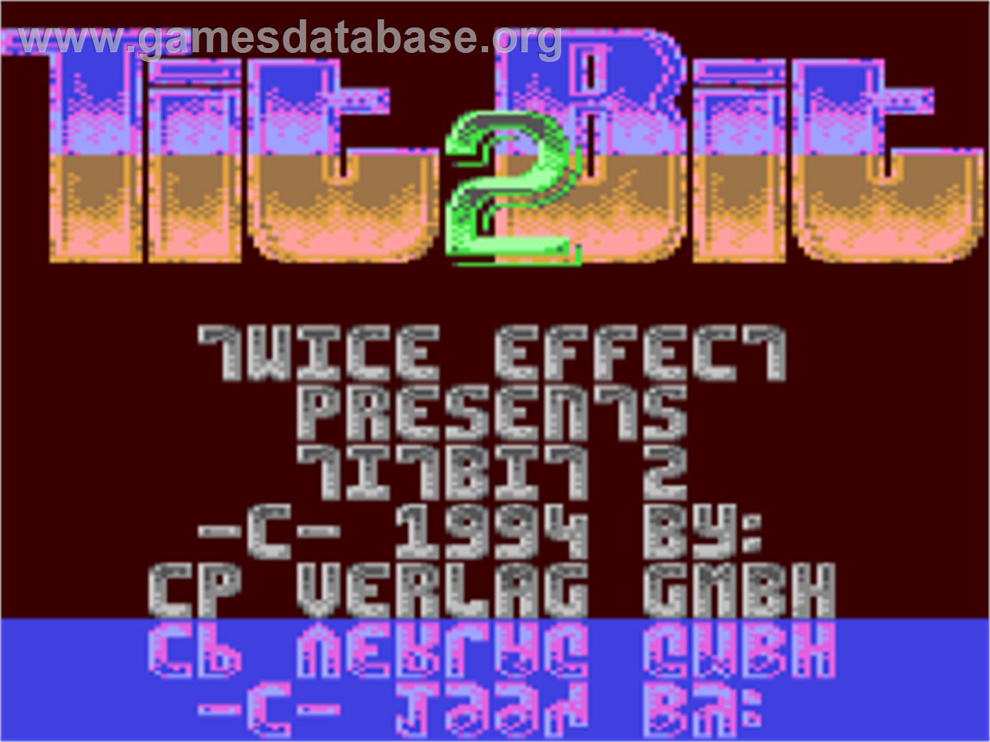 Tit Bit 2 - Commodore 64 - Artwork - Title Screen