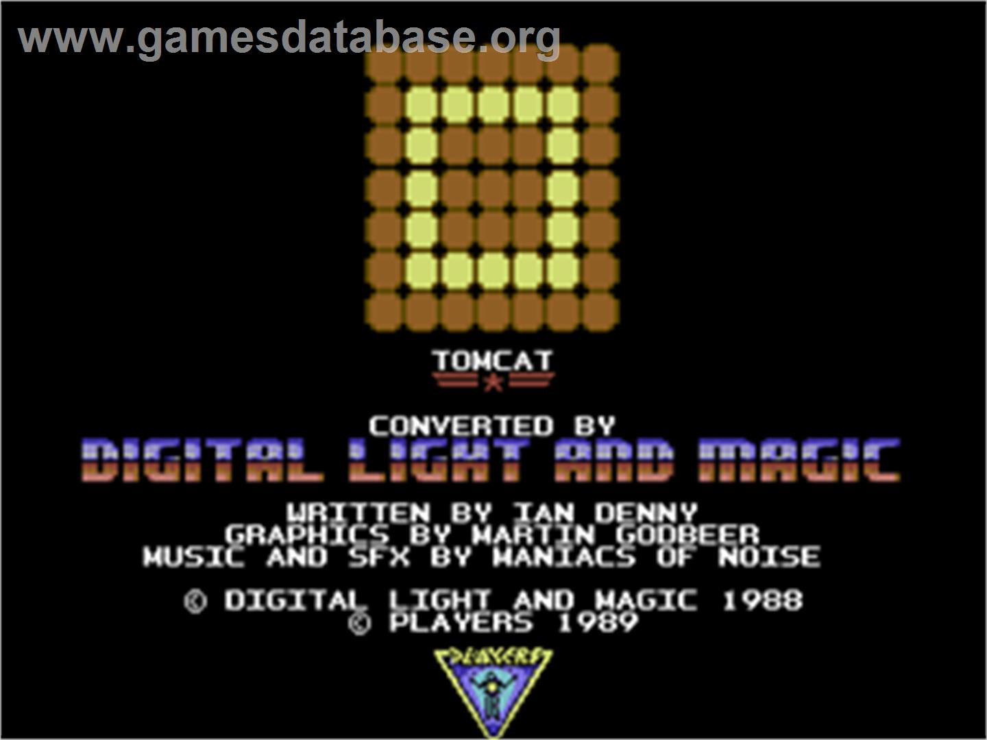 Tomcat - Commodore 64 - Artwork - Title Screen