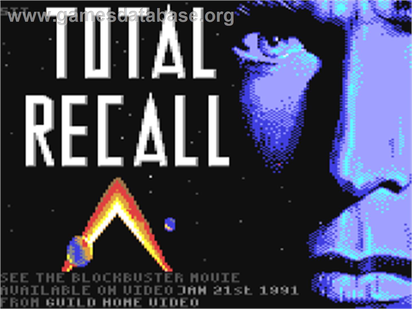 Total Recall - Commodore 64 - Artwork - Title Screen